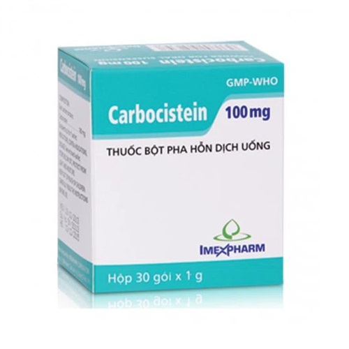 Carbocistein 100mg IMP Hộp 30 gói - Dược phẩm Hồng Phát