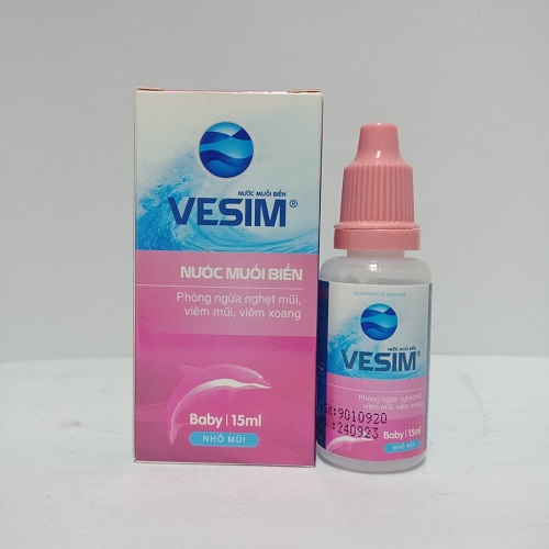 Nước muối biển Vesim 15ml - Dược phẩm Hồng Phát